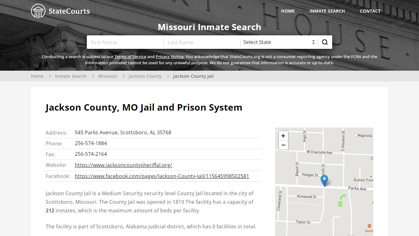 Jackson County Jail Inmate Records Search, Missouri - StateCourts